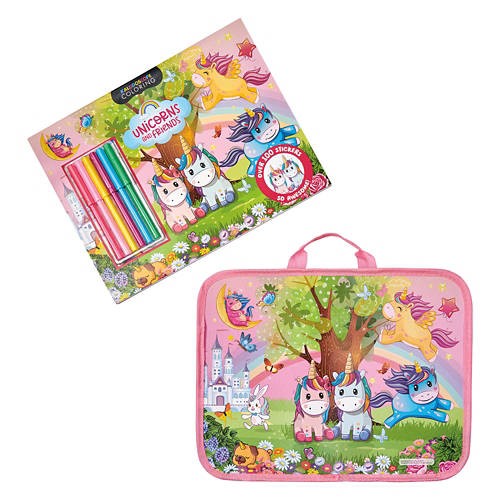 Hinkler Lap Desk Activity Kit - Unicorns & Friends